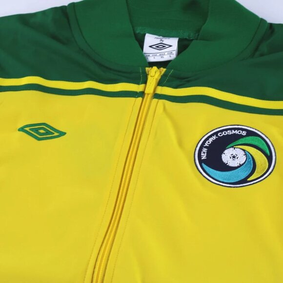 NEW Mens Umbro Soccer New York Cosmos jacket size L - Picture 2 of 3